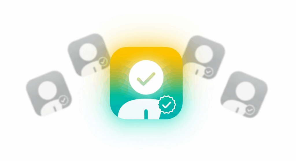 Verified Google Business Profile glowing in center with duplicate listings fading away.