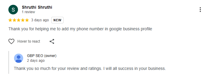 review of the client