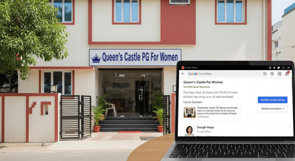 Google Business Profile optimization case study for women’s PG in Hyderabad Telangana