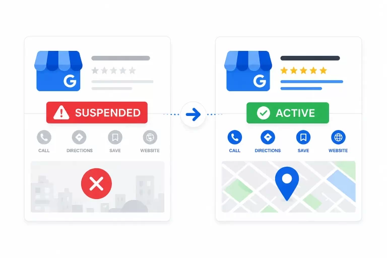 Recover Suspend Google Business Profile